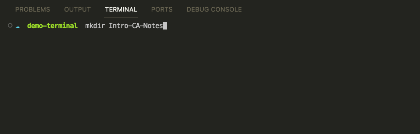 Demo example