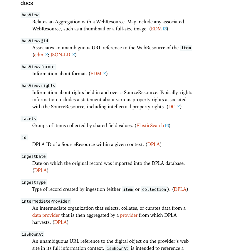 DPLA API Field Reference
