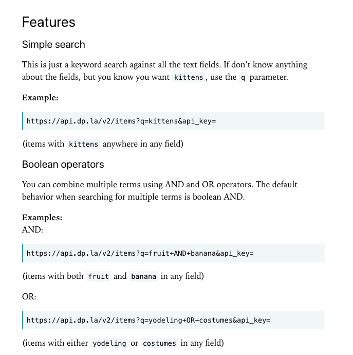 DPLA API Simple Search