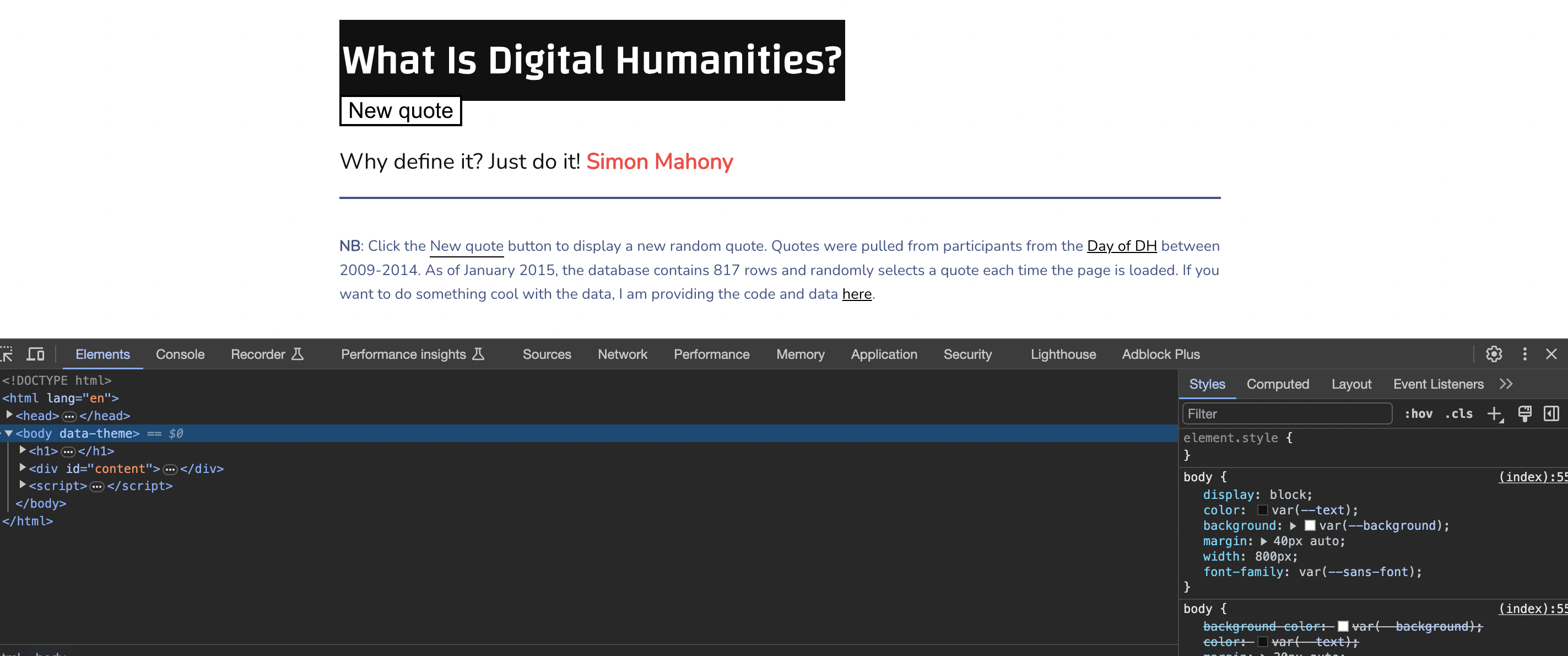 What is Digital Humanities